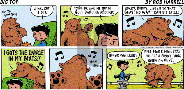 Big Top on Sunday August 25, 2002 Comic Strip