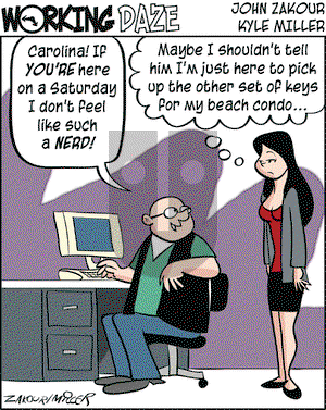 Working Daze on Saturday November 13, 2004 Comic Strip