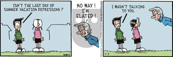 Grand Avenue on Monday September 3, 2018 Comic Strip