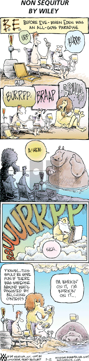 Non Sequitur on Sunday July 12, 2009 Comic Strip