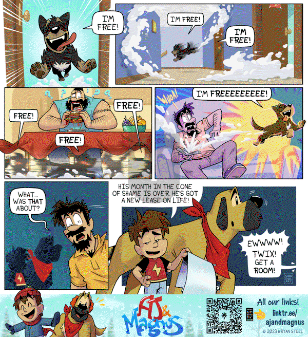 AJ and Magnus on Monday June 12, 2023 Comic Strip
