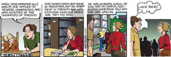 For Better or For Worse on Tuesday September 4, 2007 Comic Strip