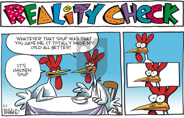 Reality Check on Sunday November 3, 2019 Comic Strip