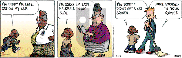 Frazz on Friday March 13, 2015 Comic Strip