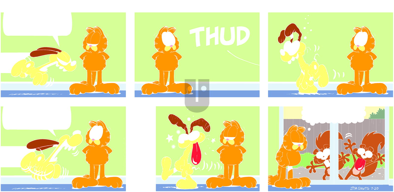Garfield on Sunday July 20, 2014 Comic Strip