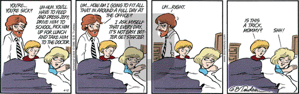 Doonesbury on Tuesday April 12, 2016 Comic Strip