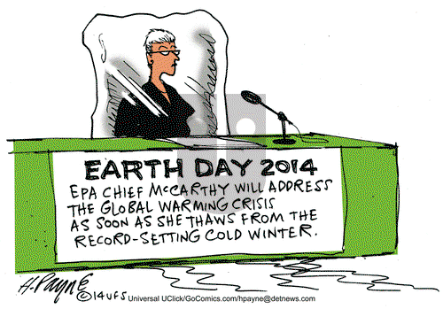 Henry Payne on Thursday April 24, 2014 Comic Strip