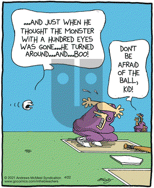 In the Bleachers - Thursday April 22, 2021 Comic Strip