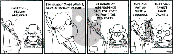 FoxTrot on Monday July 4, 2005 Comic Strip