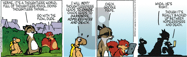Over the Hedge on Thursday January 29, 2015 Comic Strip