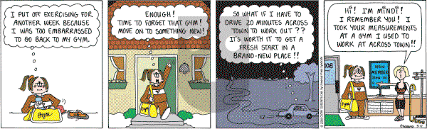 Cathy Classics - Monday March 17, 2008 Comic Strip
