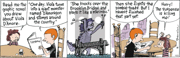 Cul de Sac on Monday January 21, 2019 Comic Strip