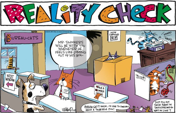 Reality Check on Sunday March 29, 2015 Comic Strip
