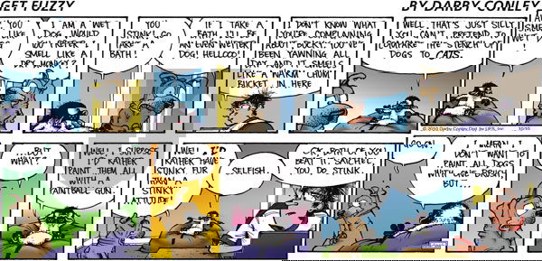 Get Fuzzy on Sunday October 10, 2010 Comic Strip