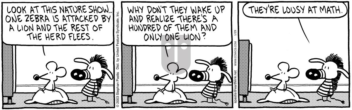 Pearls Before Swine - Wednesday January 29, 2003 Comic Strip