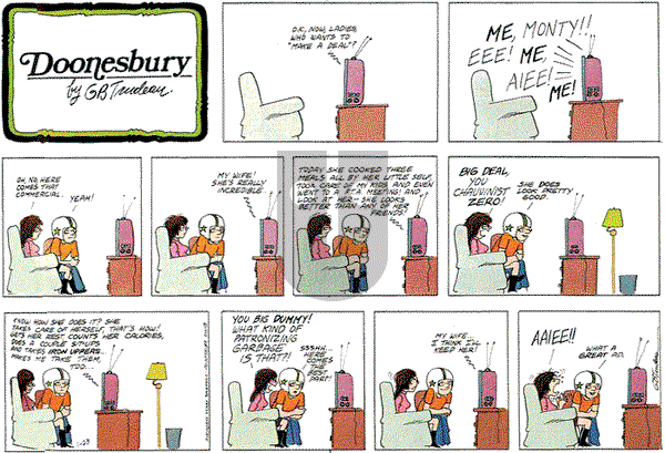 Doonesbury on Sunday January 23, 1972 Comic Strip