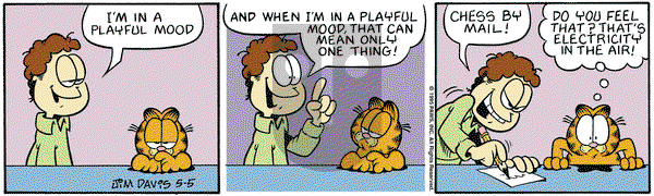 Garfield on Friday May 5, 1995 Comic Strip