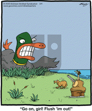 In the Bleachers on Wednesday March 4, 2020 Comic Strip