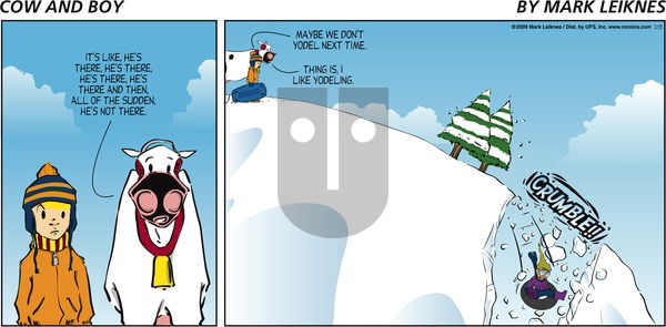 Cow and Boy Classics on Sunday February 22, 2009 Comic Strip