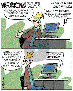 Working Daze on Saturday October 22, 2005 Comic Strip