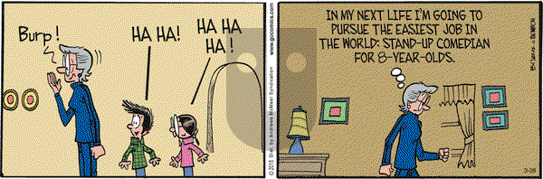 Grand Avenue on Saturday March 28, 2020 Comic Strip