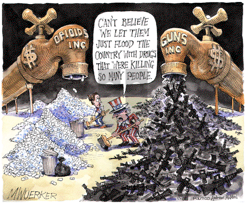 Matt Wuerker on Tuesday August 6, 2019 Comic Strip
