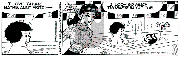 Nancy on Wednesday October 15, 1997 Comic Strip