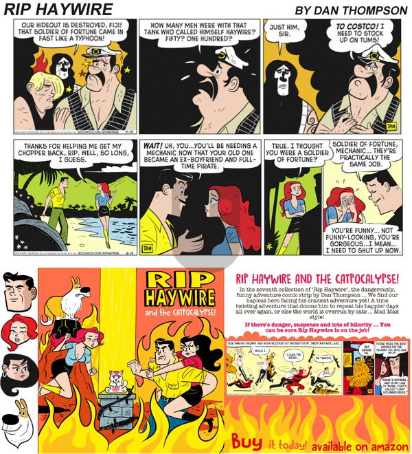 Rip Haywire on Sunday August 20, 2017 Comic Strip