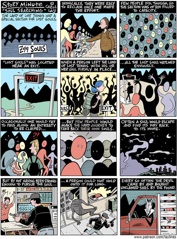 Lay Lines - Monday January 15, 2018 Comic Strip