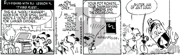 Over the Hedge on Wednesday May 22, 2002 Comic Strip