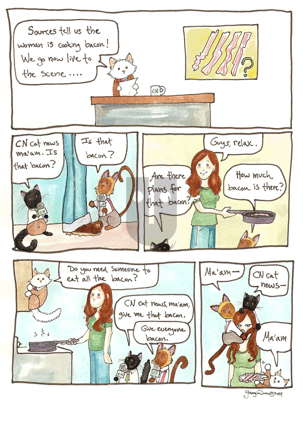 Breaking Cat News - Thursday November 6, 2014 Comic Strip