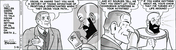 Alley Oop on Monday May 16, 2011 Comic Strip