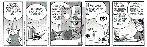 Get Fuzzy on Tuesday May 31, 2005 Comic Strip
