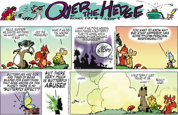 Over the Hedge on Sunday June 23, 2019 Comic Strip