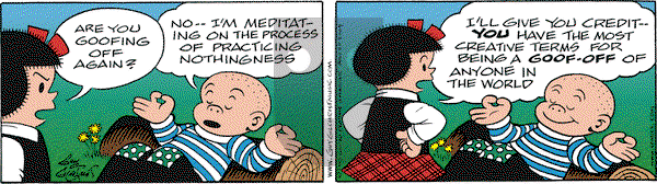 Nancy on Monday July 20, 2009 Comic Strip