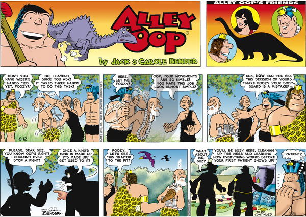 Alley Oop on Sunday June 12, 2016 Comic Strip
