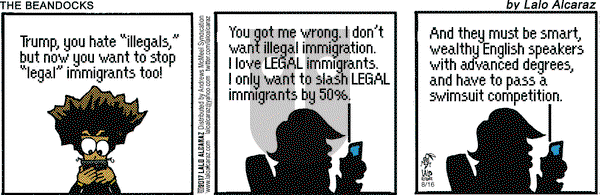 La Cucaracha - Wednesday August 16, 2017 Comic Strip