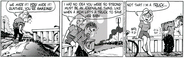 Luann on Tuesday August 21, 2001 Comic Strip