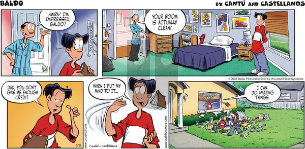Baldo on Sunday May 15, 2005 Comic Strip