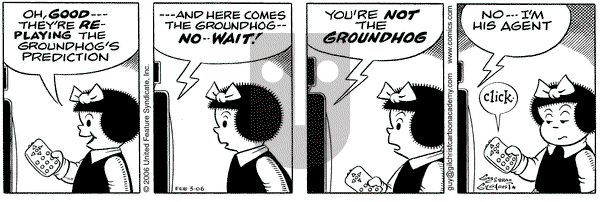 Nancy on Friday February 3, 2006 Comic Strip