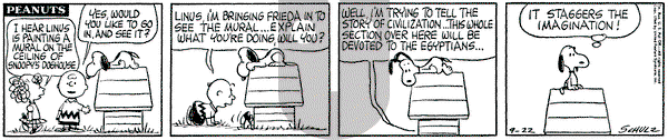 Peanuts on Tuesday September 22, 1964 Comic Strip
