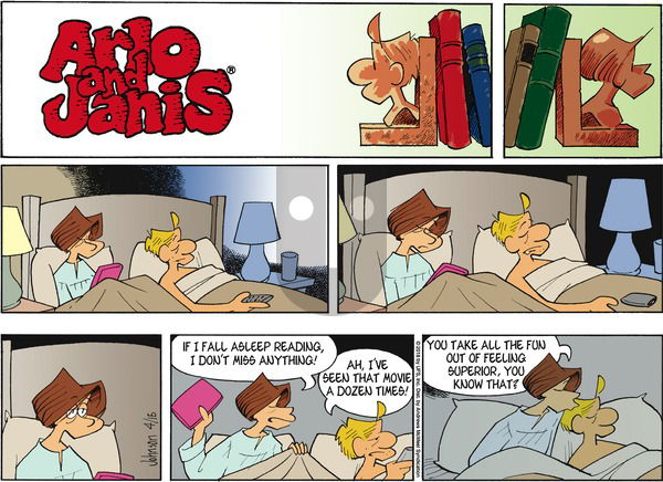 Arlo and Janis on Sunday April 15, 2018 Comic Strip
