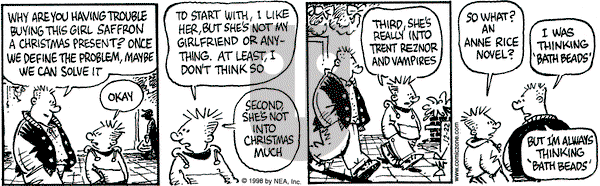 Betty on Tuesday December 22, 1998 Comic Strip