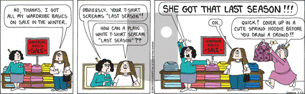 Cathy Classics - Saturday March 28, 2009 Comic Strip