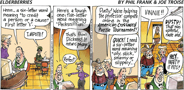 The Elderberries on Sunday March 26, 2006 Comic Strip