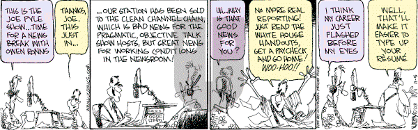 Non Sequitur on Wednesday November 5, 2003 Comic Strip