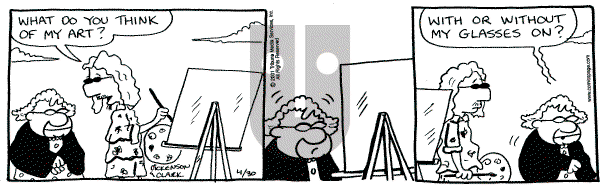 Lola on Monday April 30, 2001 Comic Strip