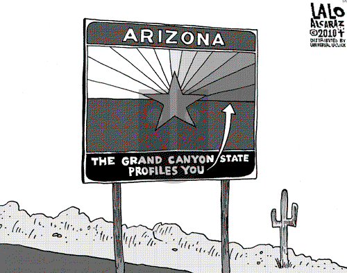 Lalo Alcaraz on Wednesday May 5, 2010 Comic Strip