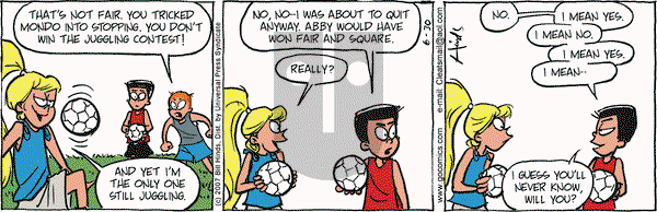 Cleats on Sunday June 8, 2025 Comic Strip