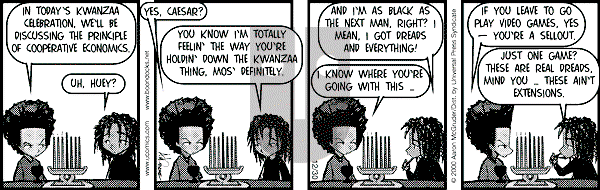 The Boondocks on Saturday August 2, 2008 Comic Strip